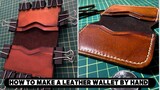 Making a Handmade Leather Wallet | How to make a leather wallet Step by Step Easy #handmade