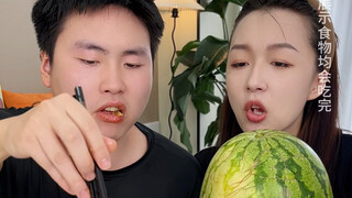 #Triangle bone boyfriend still wants me to eat watermelon rind! My brother is still good to me #Fast