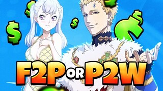 IS BLACK CLOVER MOBILE P2W? COMMUNITY REACTION & A P2W PLAYER'S THOUGHTS! | Black Clover Mobile