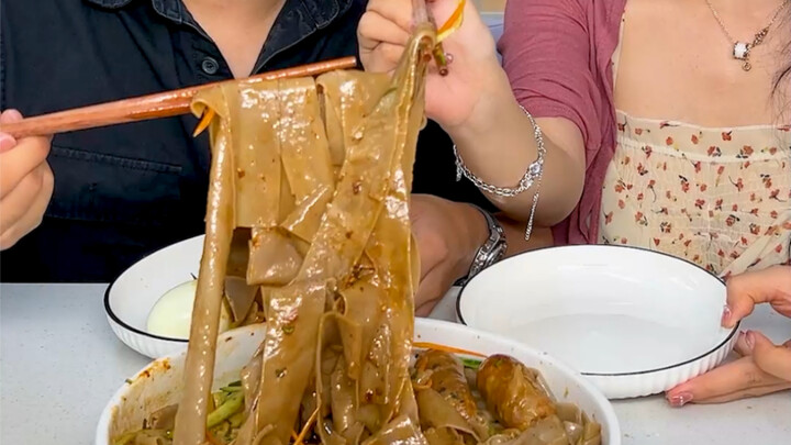 #แผ่นบะหมี่โซบะ คุณต้องเข้มแข็ง #อาหารอร่อย