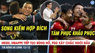 TIN BÓNG ĐÁ 13/12| Messi kiến tạo đẳng cấp,PSG vững TOP1; Hủy diệt Malay,VN khiến tướng địch nể phục