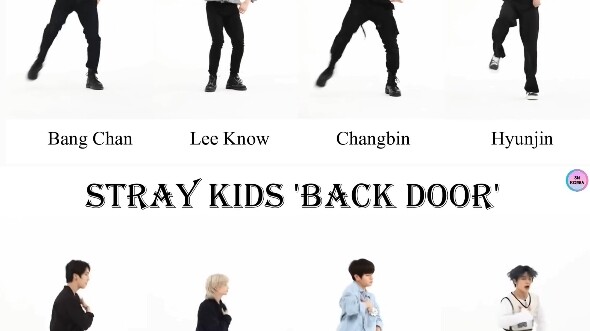 【straykids】التسجيل المباشر لثمانية أفراد لأغنية Back Door، شاهدها كلها مرة واحدة