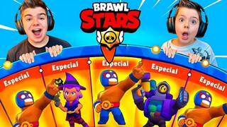 JUGAMOS CON LAS SKINS DE BRAWL STARS!!! || STUMBLE GUYS