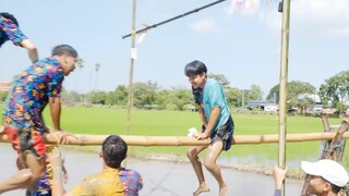 ต่อยมวยในทุ่งนา