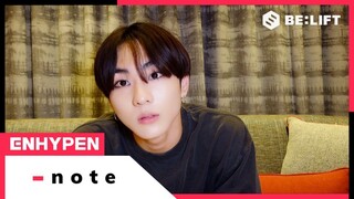 [ENGSUB][-note] 240611 JUNGWON - ENHYPEN (엔하이픈)