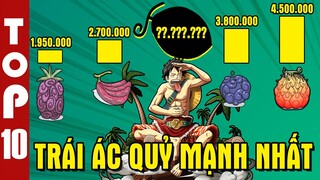 👉 TOP 10  Trái ác quỷ mạnh nhất Onepiece - So sánh và điểm sức mạnh | #Animedaichien