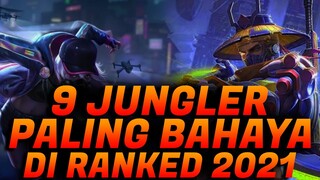 9  HERO JUNGLER Paling JAGO NGURUNG Lawan Di Ranked 2021 | Mobile Legends