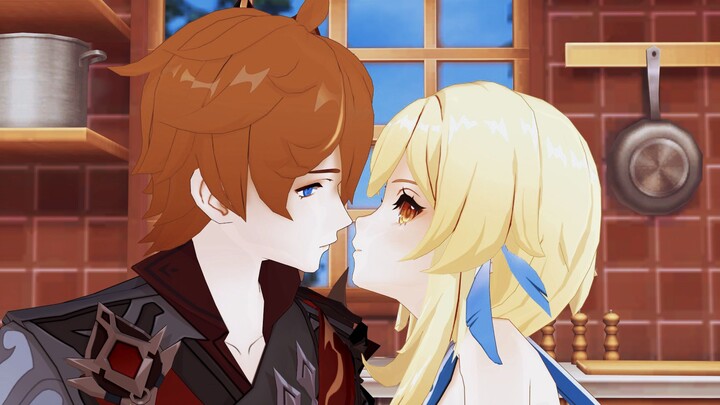[Genshin Impact /DaYing/CP] The purpose of making the game is to kiss/KISS mini-game