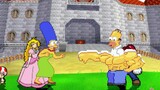 AN Mugen #295: Marge Simpson & Princess Peach VS Homer Simpson & Super Mario