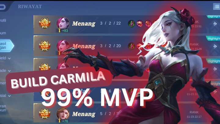BUILD CARMILA BADAK BANGET