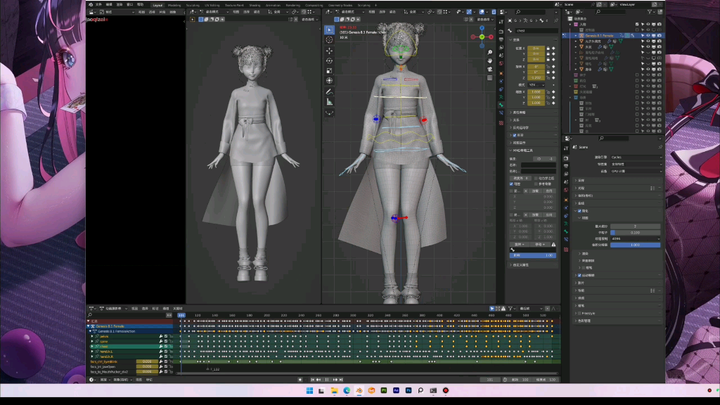 After finishing this, I’m in the mood to draw some fan art—any iconic female characters from the ani