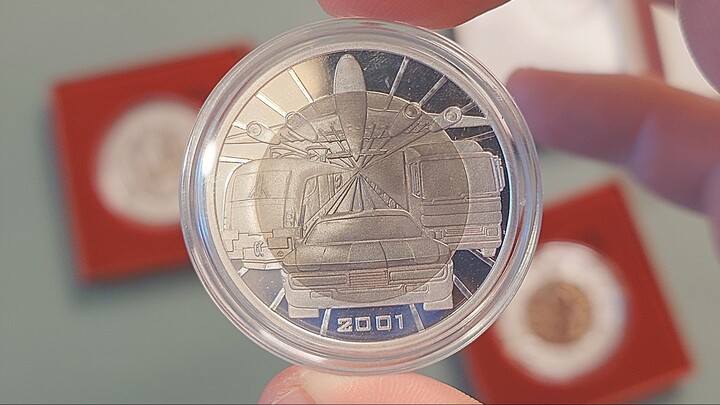 Серебряные монеты Австрии - биметаллические монеты - серебро ниобий титан