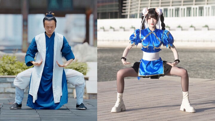 Traditional fitness 🔥 But Chun-Li!