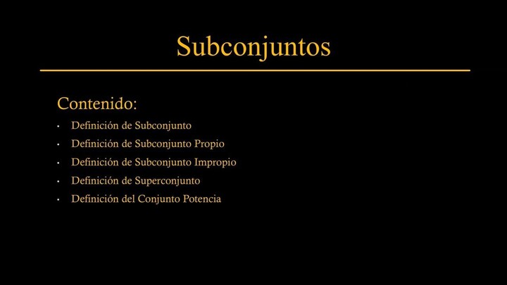 Todo sobre los Subconjuntos y el Conjunto Potencia