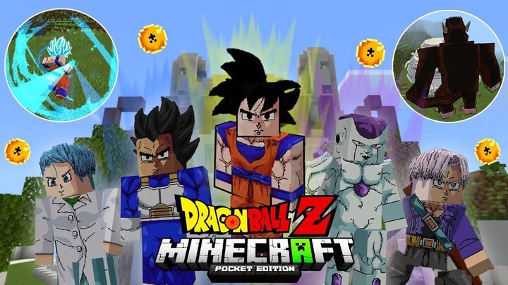 รีวิวแอดออน "ดราก้อนบอลที่โครตเจ๋ง" ใน Minecraft มือถือ?🔥 (Dragon Ball) | Minecraft Addon