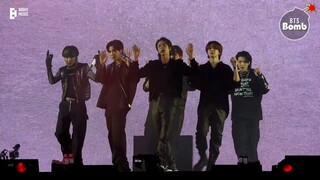 mic drop and run bts(Yet To Come) Busan Expo