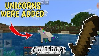 minecraft but unicorn were added