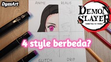 Nezuko dengan 4 style berbeda?😳