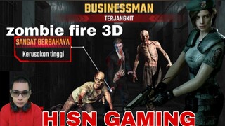 game zombie fire 3D.  zombie businessman