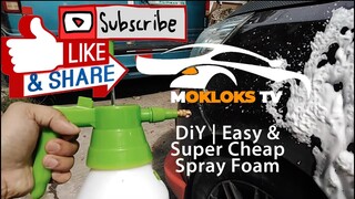 Kotse Vlog: DiY Easy & Super Cheap Spray Foam for Carwash