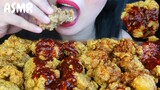 Korean Chicken Spicy 🐔 Mukbang ASMR | 24 Chicken Delivery Manila Taste Test | Real Eating Sound