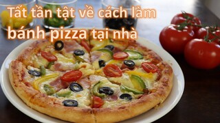 Tất tần tật về pizza: 2 công thức đế bánh truyền thống và cấp tốc, dùng lò và không dùng lò nướng