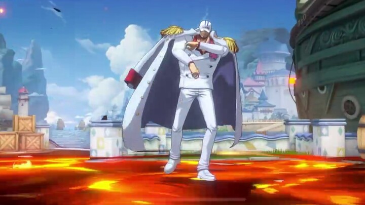 [One Piece: Burning Blood] Marshal Akainu's in-game voiceover translated into Chinese and Japanese!