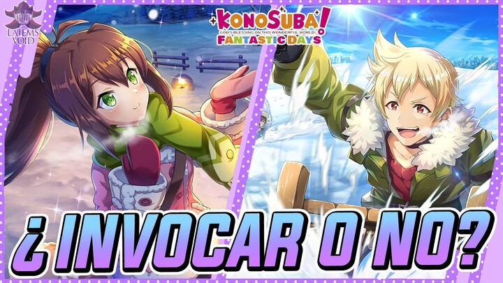 KonoSuba: Fantastic Days [GL] || [Rin y Dust de Invierno] Porque no Deberías Invocar! o si?