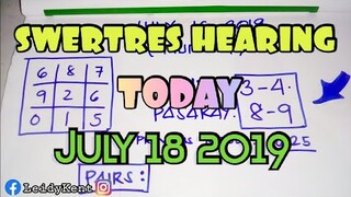 SWERTRES HEARING TODAY JULY 18 2019 | LEIDY KENT