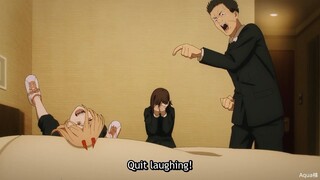 Power laughs at Kobeni while she is having a mental breakdown ( Chainsaw Man Ep: 6 )