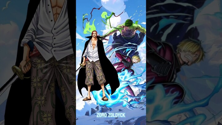 Shanks vs Zoro & Sanji || #whoisstrongest #shanks #zoro #sanji #onepiece #shorts