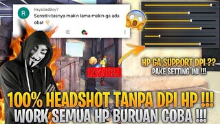 NEW UPDATE‼️| SENSITIVITAS AUTO HEADSHOT TANPA DPI | 100% HEADSHOT | NEW UPDATE SETTING HEADSHOT‼️