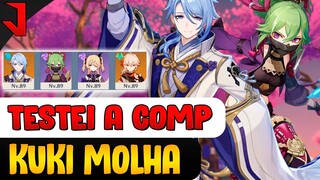 ESSA COMP COM A KUKI SHINOBU FICOU MUITO BOA! KUKI MOLHA | GENSHIN IMPACT