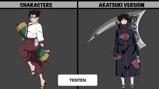 NARUTO CHARACTERS BECOME AKATSUKI VILLAIN | AnimeData PH