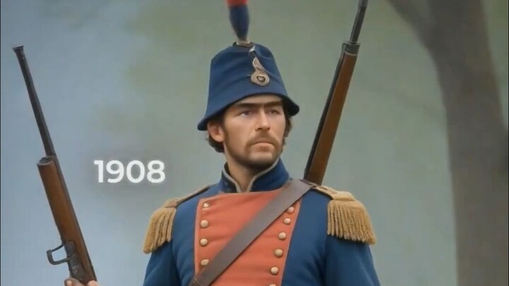 AI眼中人类士兵进化史