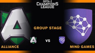 ALLIANCE vs MIND GAMES - NEW ROSTER! - D2CL S8 DOTA 2 2022