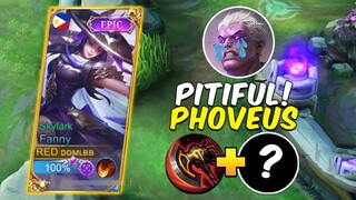 HOW TO ERASE PHOEVUS IN GOLD LANE | FANNY ONE SHOT BUILD | MLBB