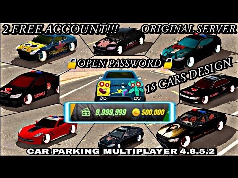 Free Account Car Parking Multiplayer New Update 4.8.5.2 (part13,14)