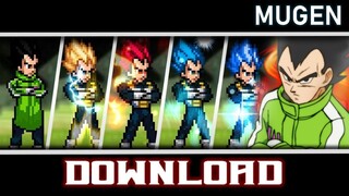 Vegeta Blizzard All Form Base, SSJ2, SSJ GOD, SSJ BLUE, SSJ SSB By Viniciusonico - MUGEN JUS CHAR