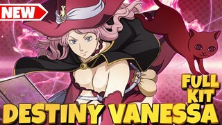 IMMORTALITY FOR TANKS DESTINY VANESSA IS COOKING 🔥🍳🔥 (FULL KIT INFO) - Black Clover Mobile
