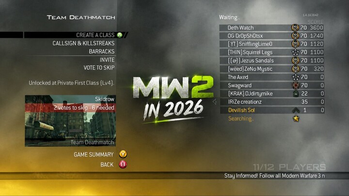 COD Modern Warefare 2(2009) in 2026(No Commentary)