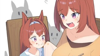 The Emperor after hearing that his daughter was going to marry her father (Daily Life of Horse Girls
