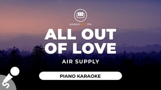 All Out Of Love - Air Supply (Piano Karaoke)