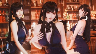 开了三天飞行模式，为什么还是飞不进你的心里。｜蒂法 礼服cos｜