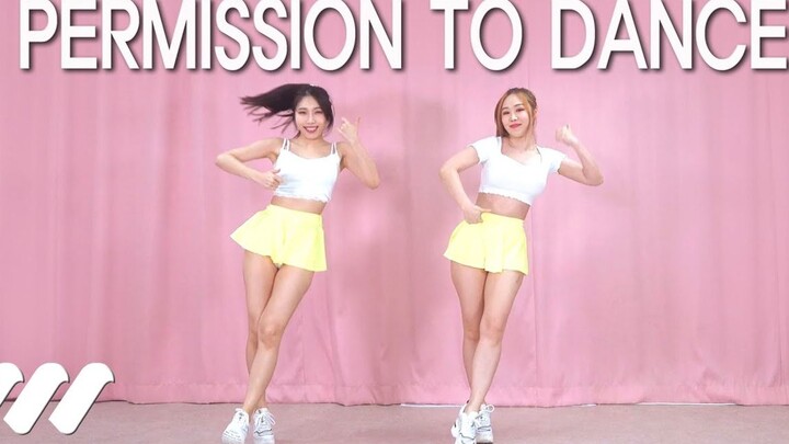 韩国姐妹翻跳团WAVEYA来到B站咯！带来BTS防弹少年团火热新曲《Permission To Dance》！| Waveya