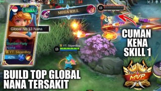 Build Top Global Nana Tersakit!! MM & Mage Musuh Auto Hilang!! Gameplay Top Global Nana 2023