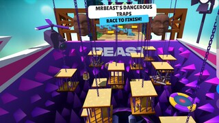 Stumble Guys mr beast dangerous traps maps