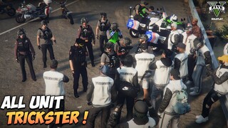 ALL UNIT TRICSKTER VS POLISI‼️ACARA SAKRAL DIGANGGU‼️- GTA 5 ROLEPLAY