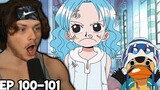VIVI'S PAST REVEALED! || ACE LEAVES LUFFY || One Piece Episode 100-101 Reaction