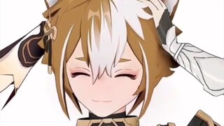 เก็นชินอิมอิมแพกต์MMD-touch () the good dog Goro ❤️